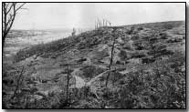 Effects of French shellfire on German positions