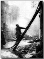 Firefighters in Verdun