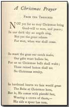 "A Christmas Prayer" by Cyril Winterbotham