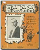 "Aba Daba Honeymoon" sheet music