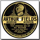 Photograph of an Arthur Fields record