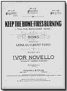 Sheet music to "Keep the Home Fires Burning"
