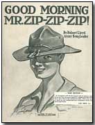 Sheet music to "Good Morning, Mr Zip-Zip-Zip!"