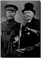 Brand Whitlock (right) with Belgian King Albert I