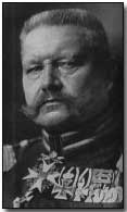 German Army Chief of Staff Paul von Hindenburg