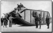 US steam-powered tank, the "America"