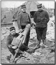 French trench mortar