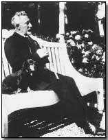 Kaiser Wilhelm II in exile at Doorn following the war