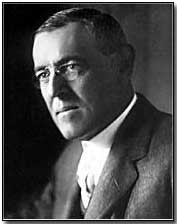 U.S. President Woodrow Wilson