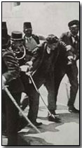 Arrest of Gavrilo Princip following the assassination of Archduke Franz Ferdinand, 28 June 1914